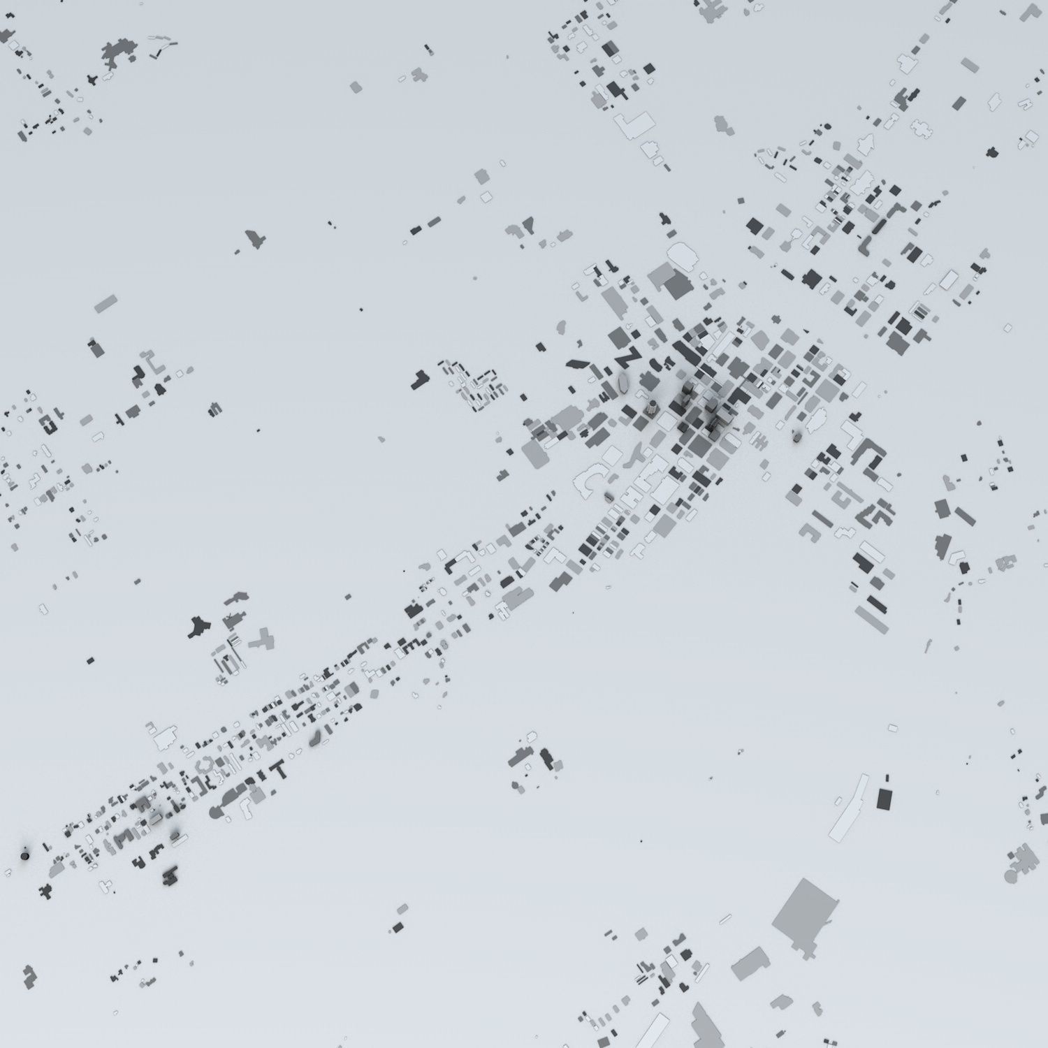 Des Moines Streets and Buildings 3D model_1