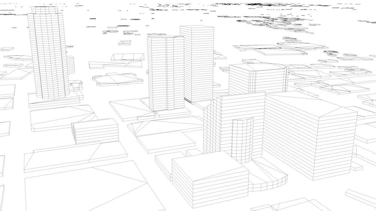 Des Moines Streets and Buildings 3D model_8