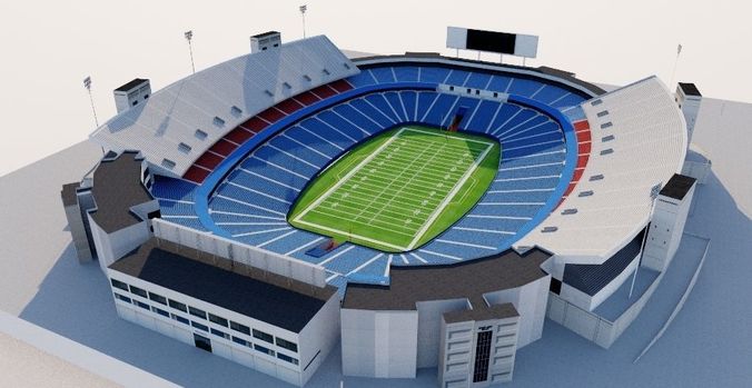 New Era Field - New York Low-poly 3D model