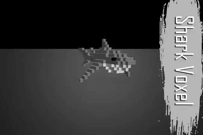 Voxel Shark 