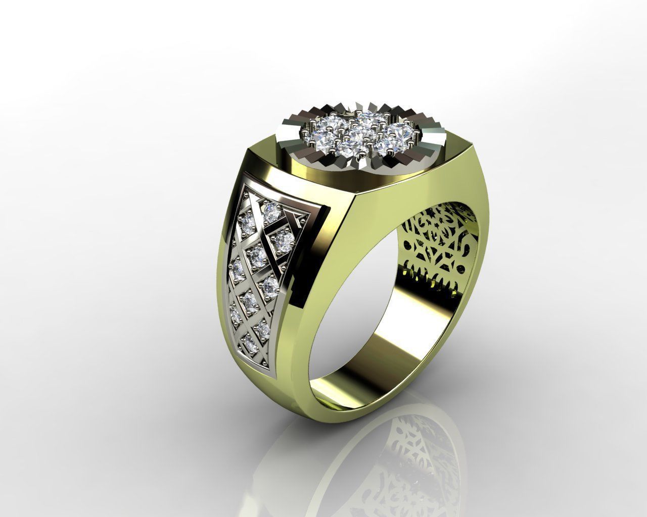 RINGS FOR MEN N7 3D print model_3
