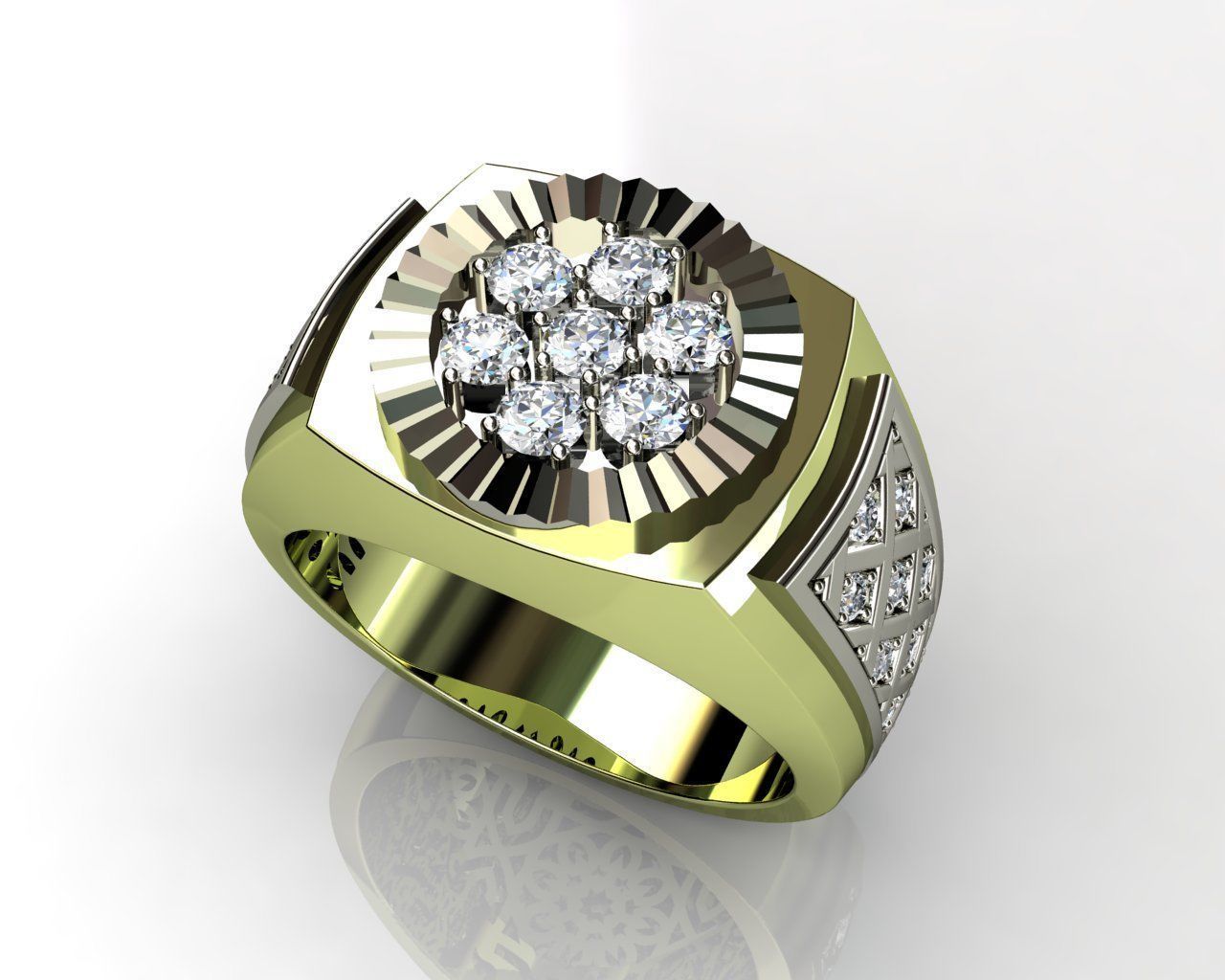 RINGS FOR MEN N7 3D print model_1