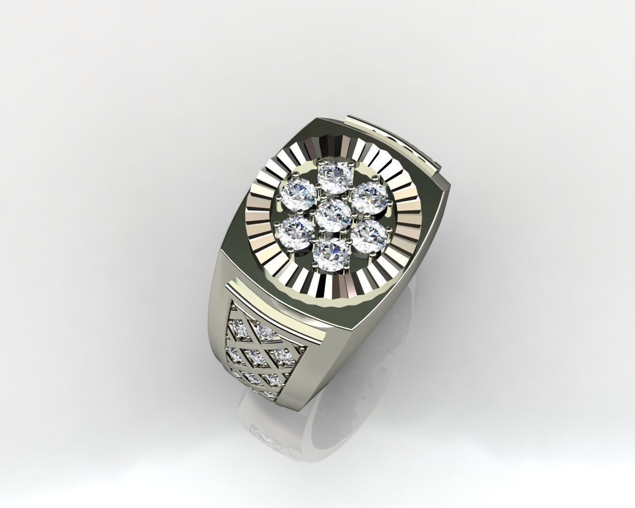 RINGS FOR MEN N7 3D print model_4