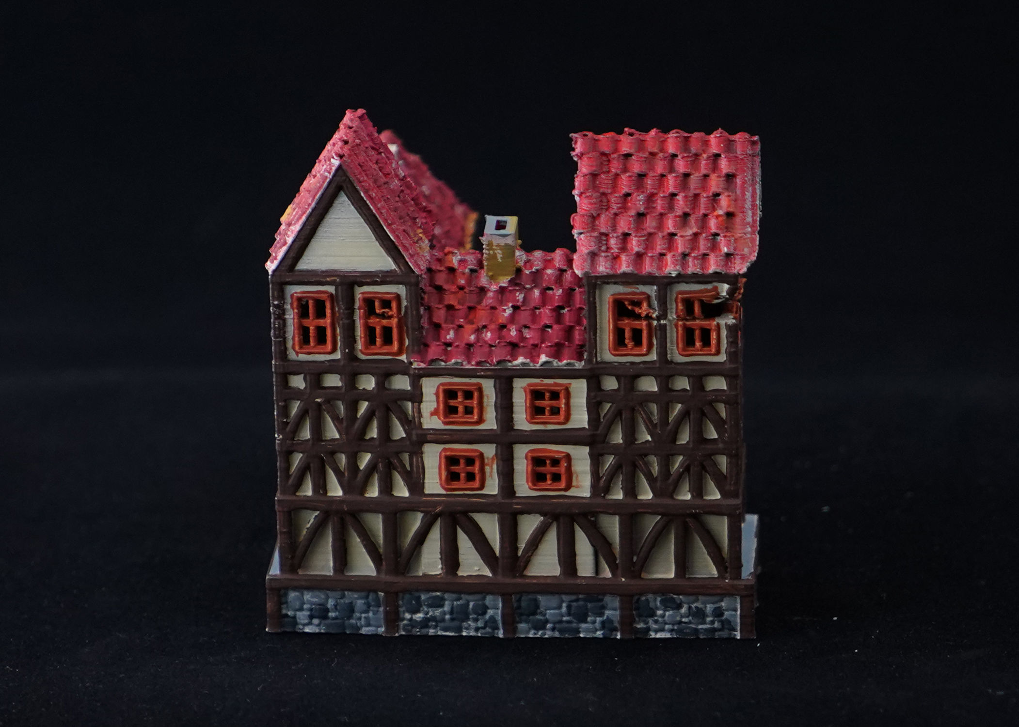 Medieval House 12 3D print model 3D print model_3