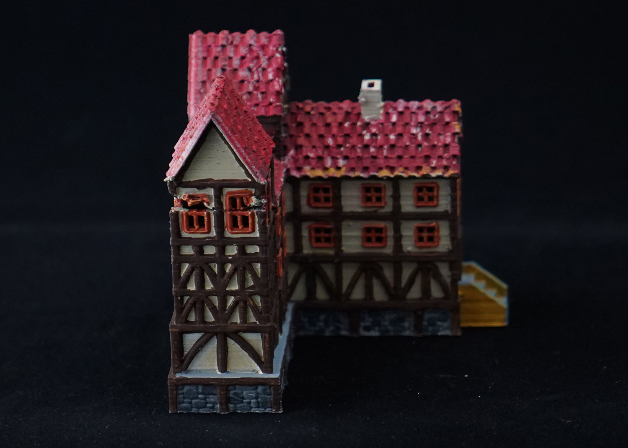 Medieval House 12 3D print model 3D print model_4