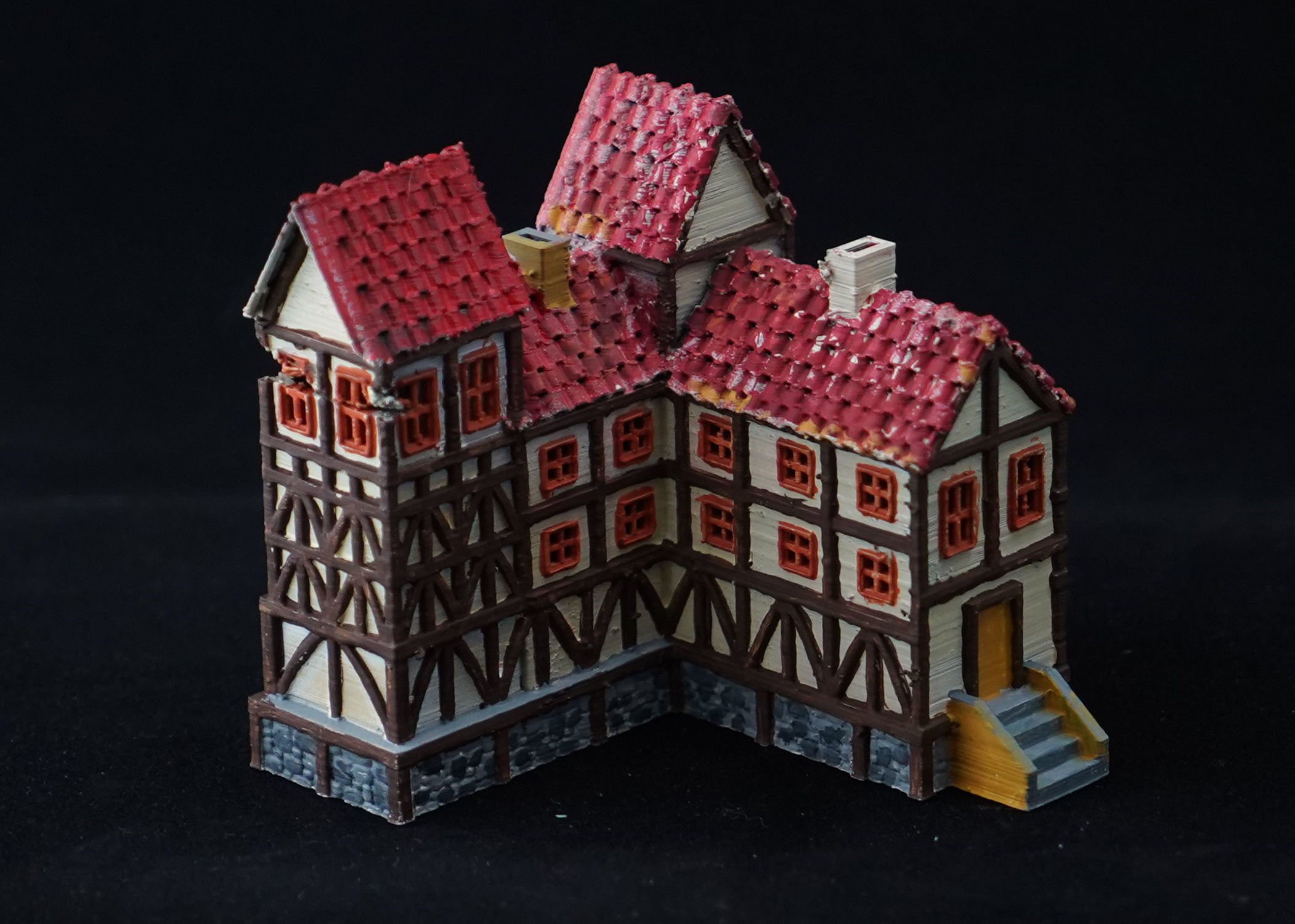 Medieval House 12 3D print model 3D print model_5