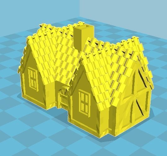 Medieval House 14 3D print model free 3D model 3D printable | CGTrader