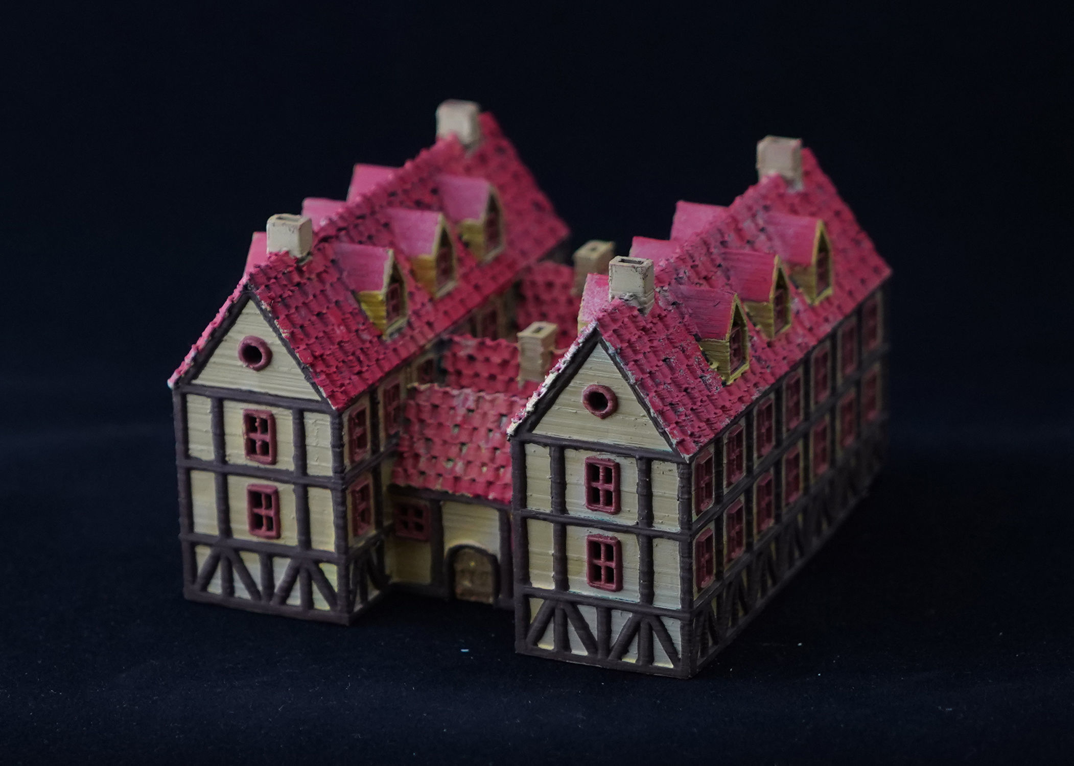 Medieval House 16 3D print model 3D print model_3