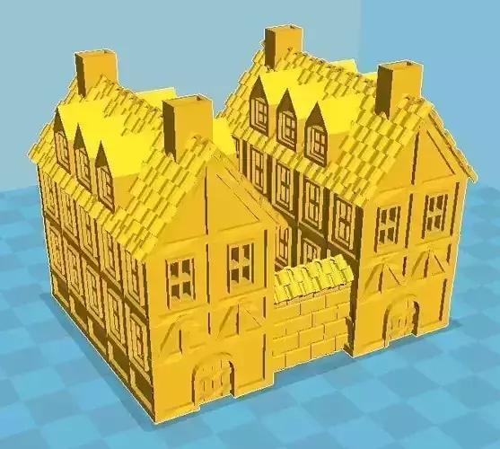 Medieval House 18 3D print model