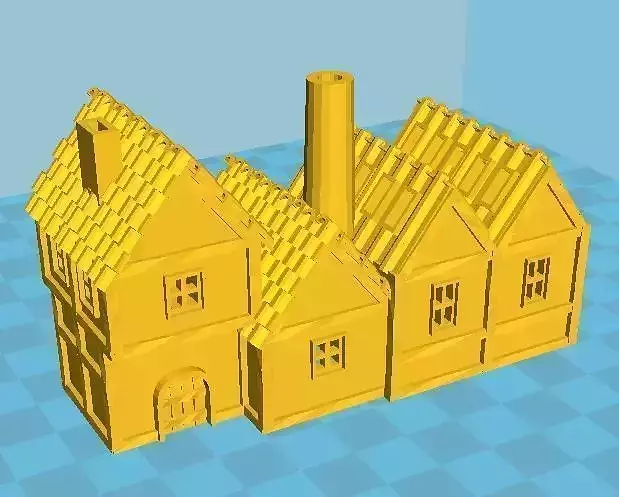 Medieval House 19 3D print model