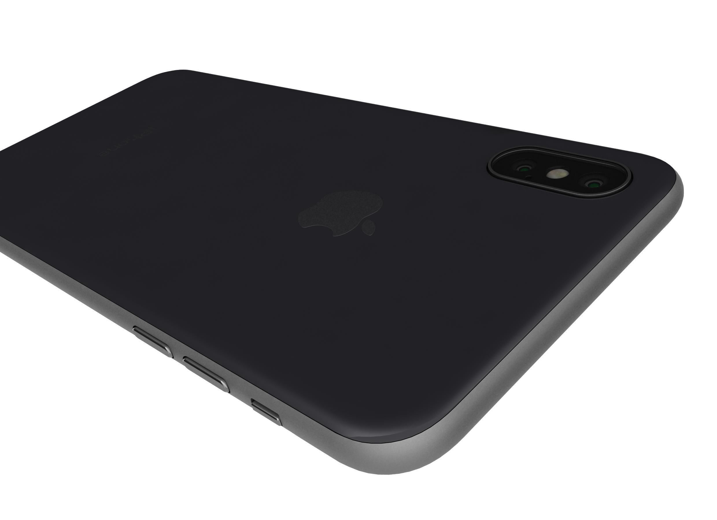 Apple iPhone X All Colors 3D model_16