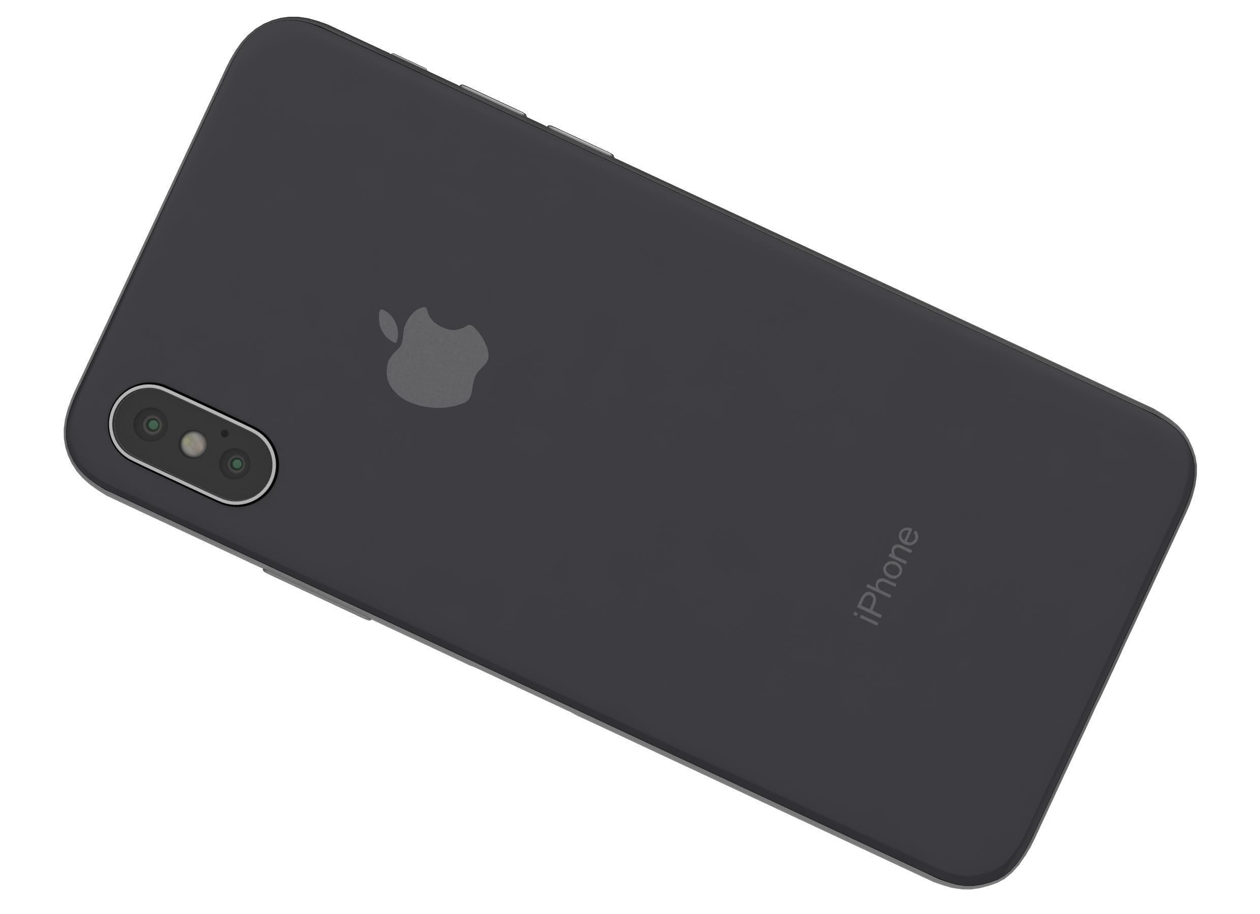 Apple iPhone X All Colors 3D model_18