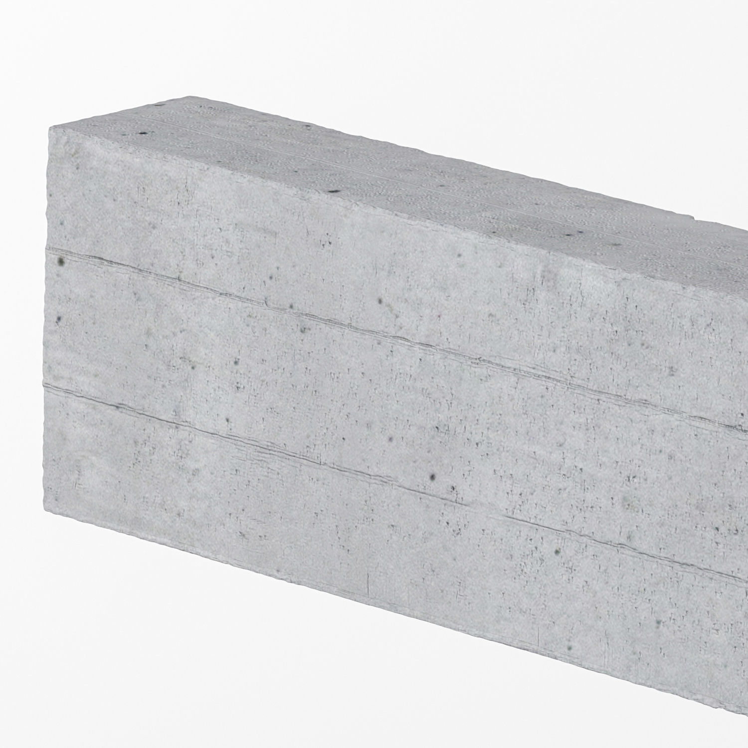 Beam concrete ceiling 3D model_4