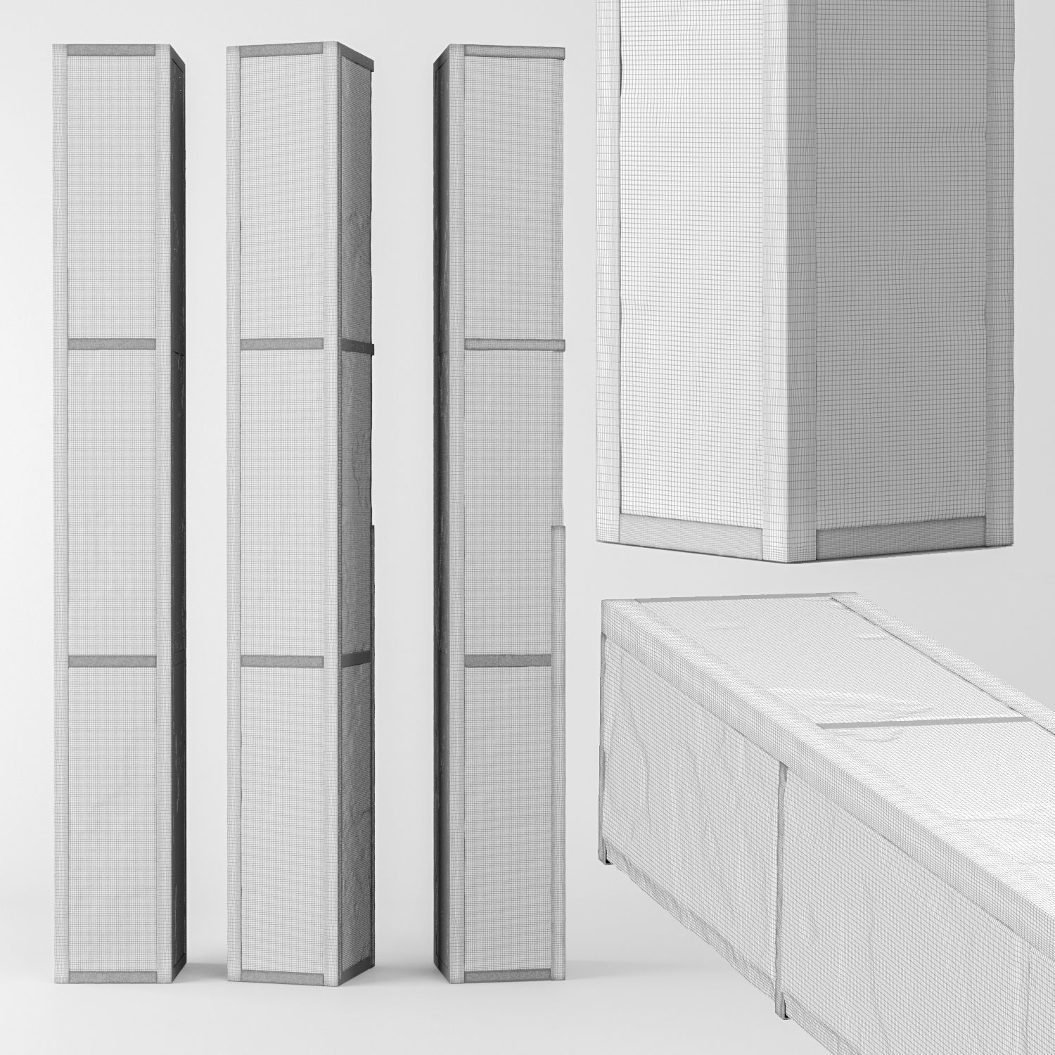 Column concrete pillars - concrete pillars 3D model_1