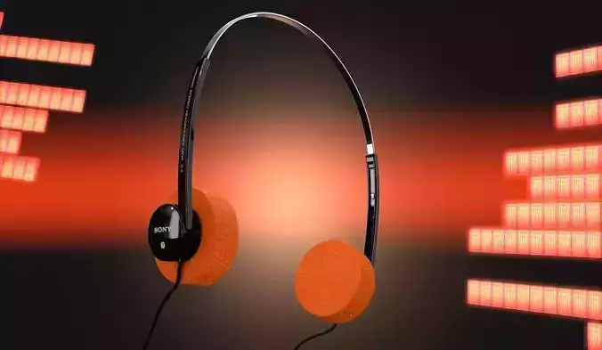 Sony MDR 04T Headphones 3D model