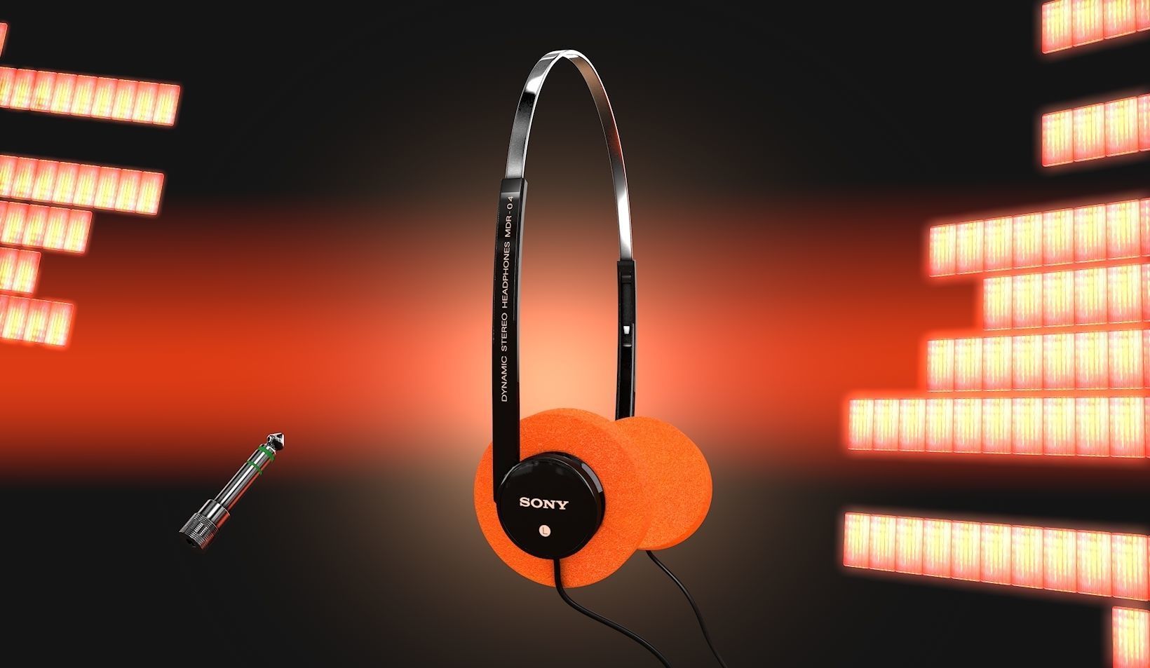 Sony MDR 04T Headphones 3D model_2