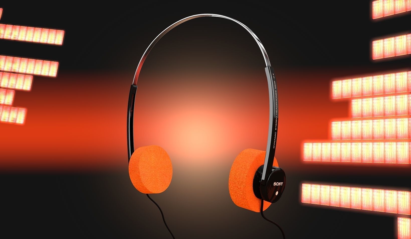 Sony MDR 04T Headphones 3D model_3