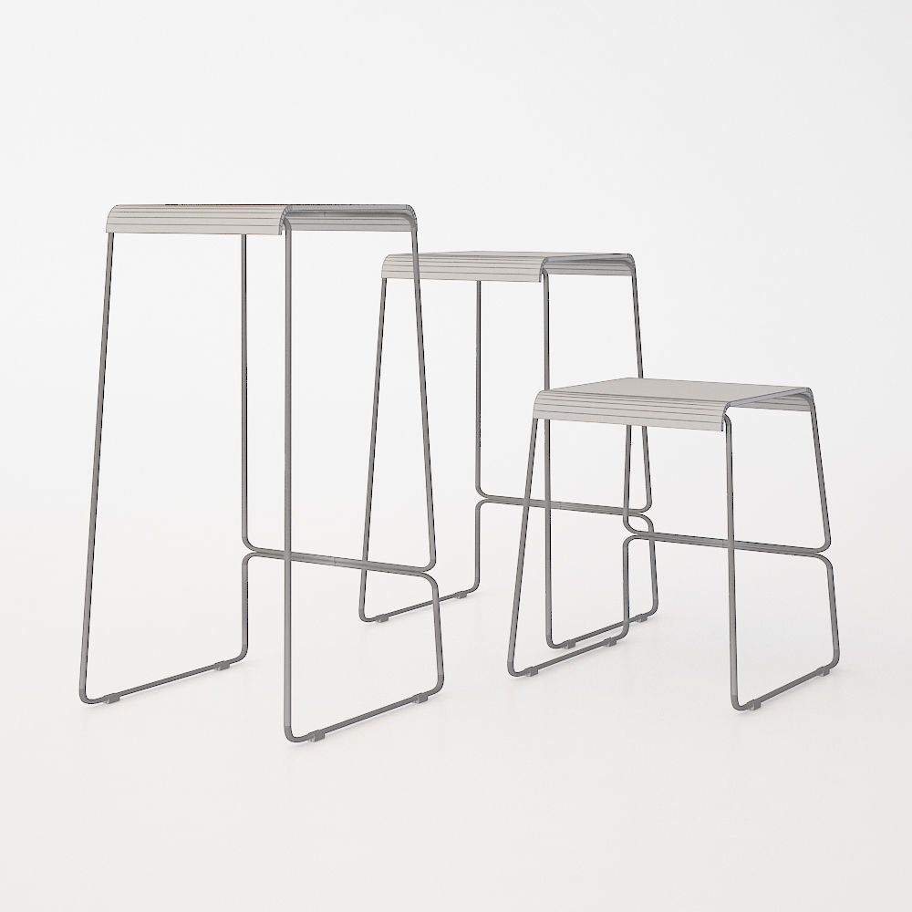 Cintesi Detroit Wire Bar Stool 3D model_5