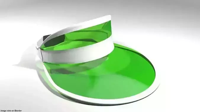Hat - Green Eyeshade