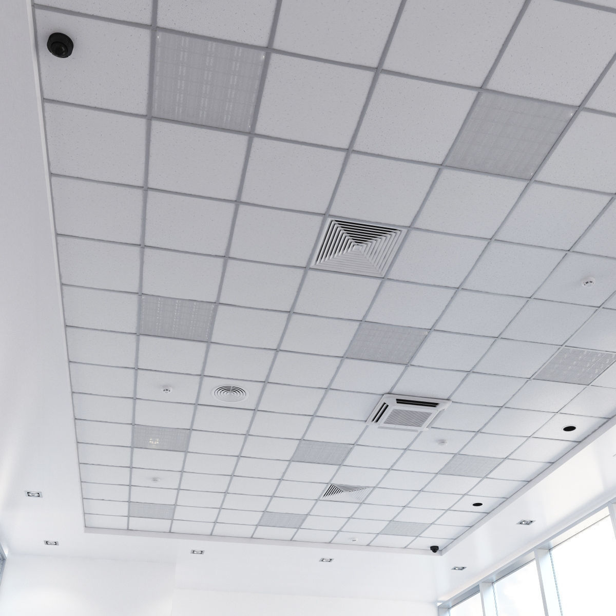 Ceiling system Armstrong 3D model_2