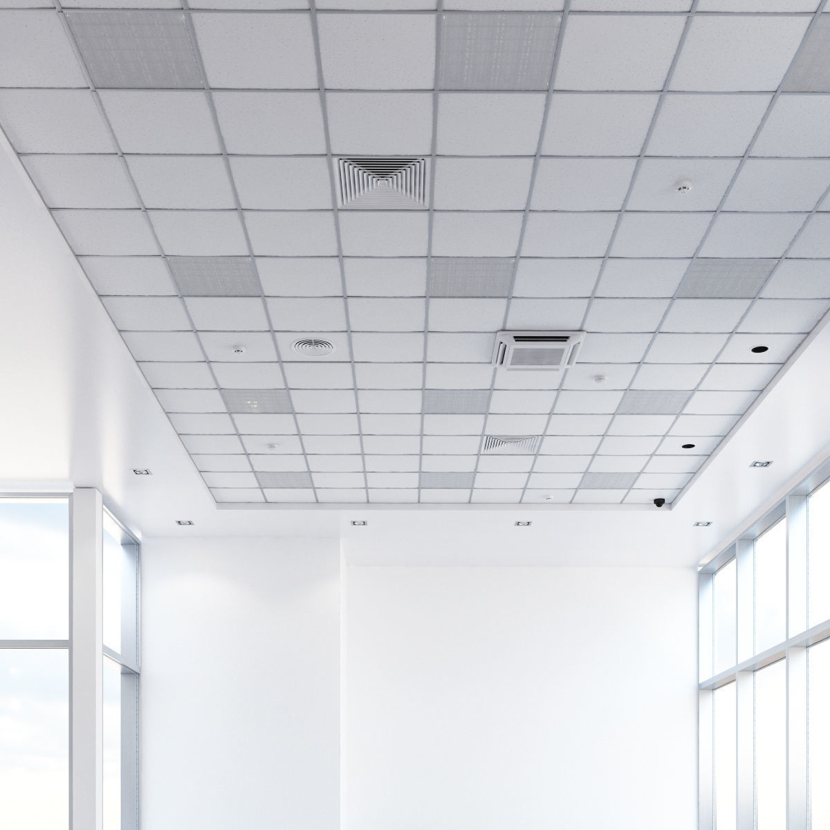 Ceiling system Armstrong 3D model_3