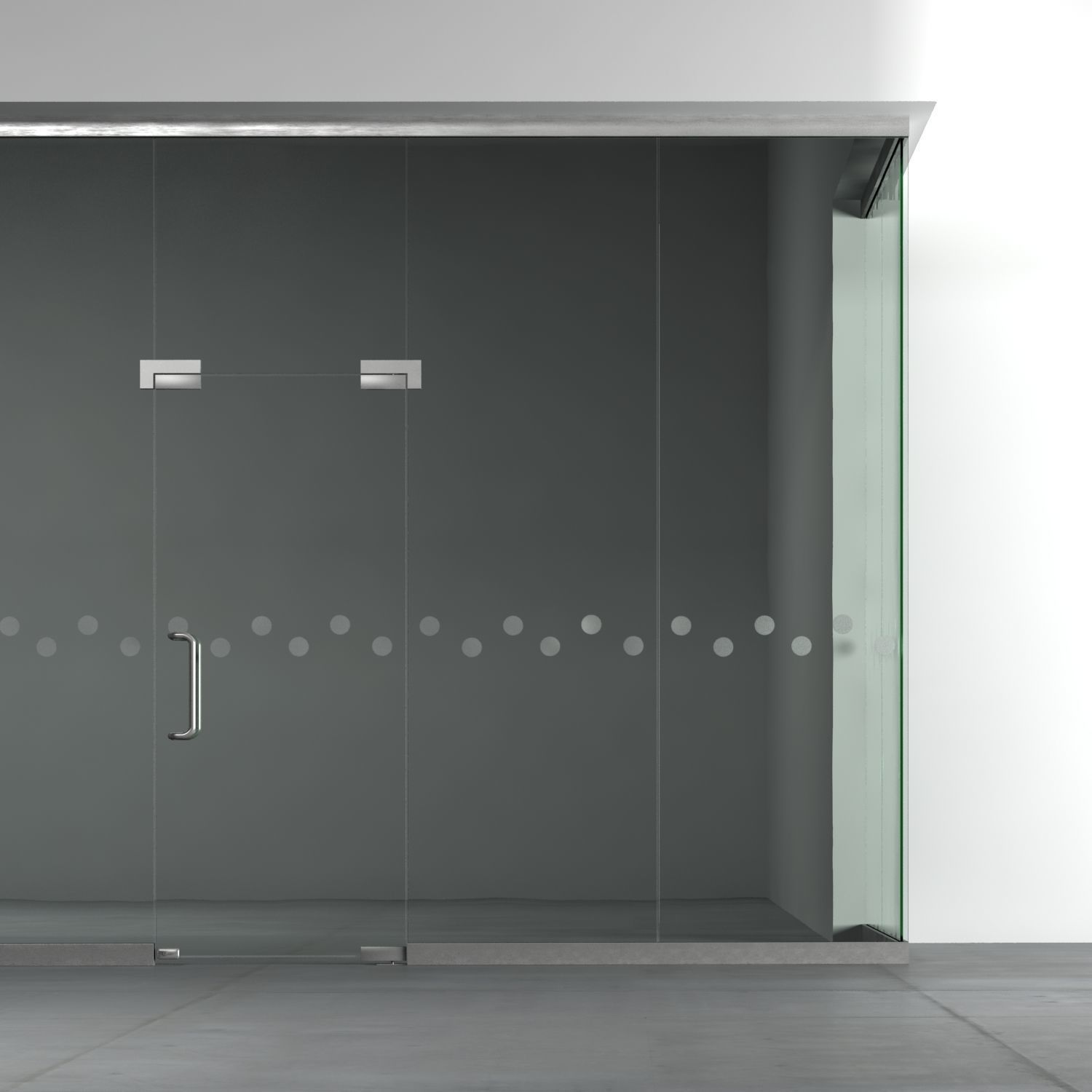 A set of glass partitions with sandblasted images 3D model_6