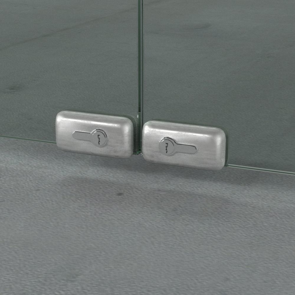 A set of glass partitions with sandblasted images 3D model_4