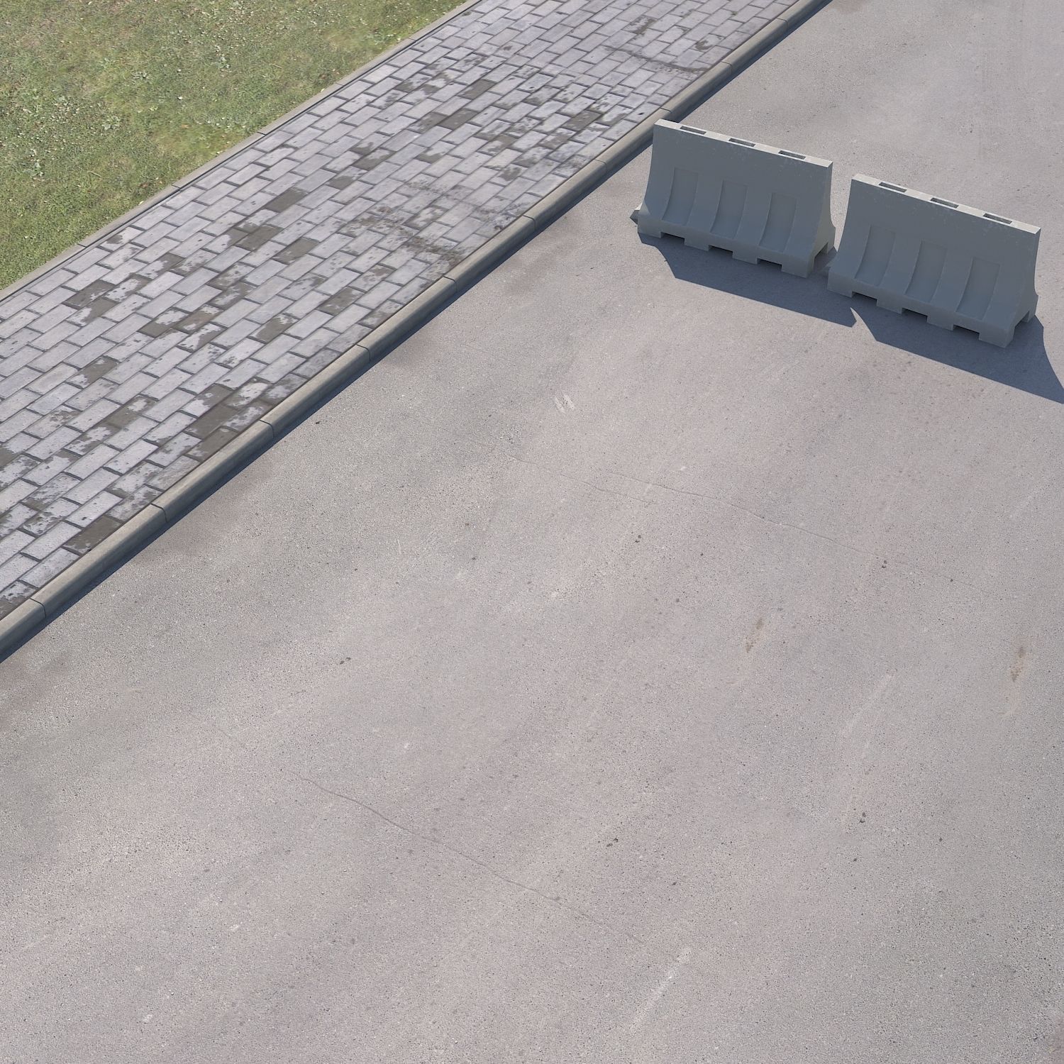 pavement piece of metal 3D model_10