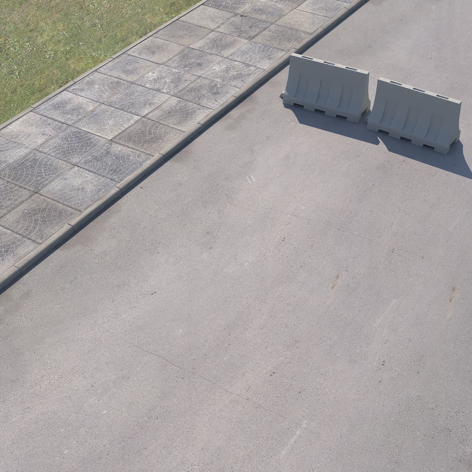 pavement piece of metal 3D model_6