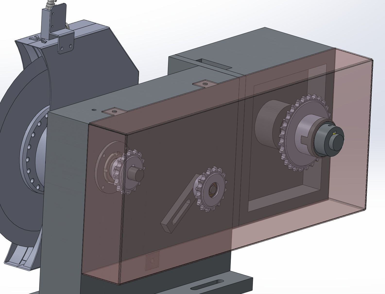 Rotary cutting mechanism 3D model_2
