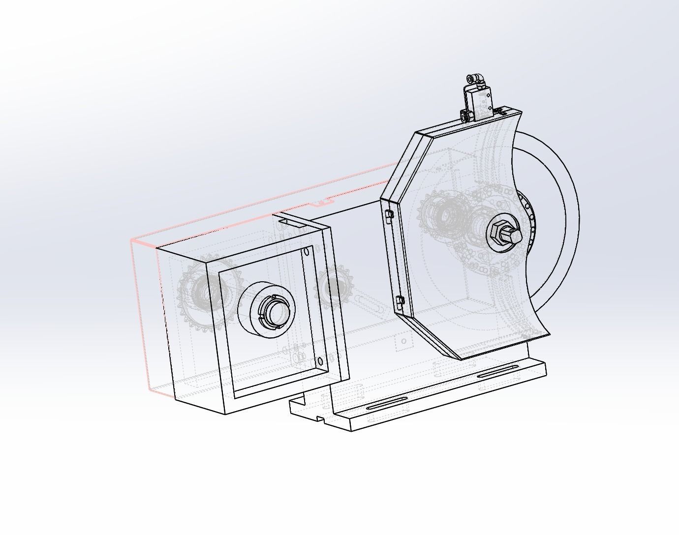 Rotary cutting mechanism 3D model_7