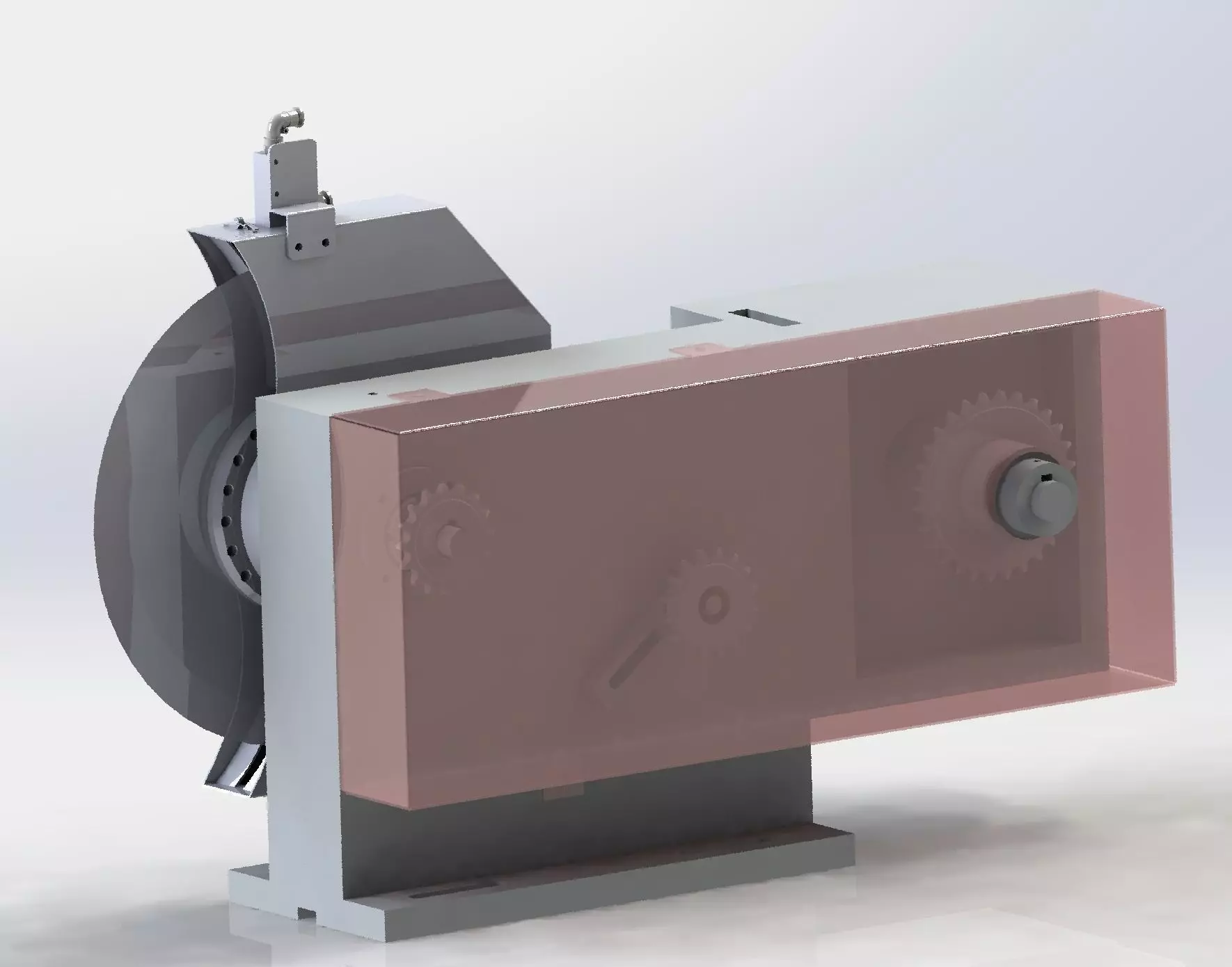 Rotary cutting mechanism 3D model_0