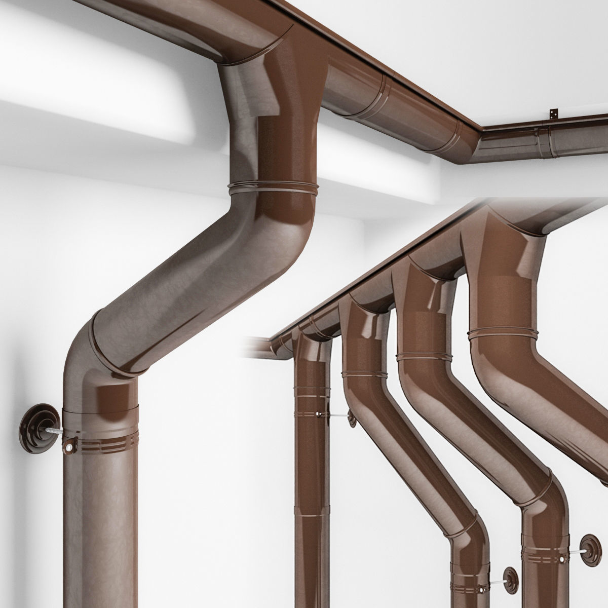 Drain system  3D model_2