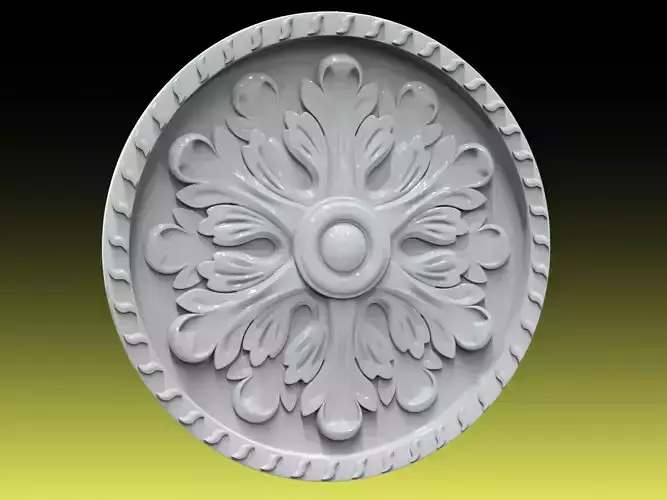 Rosette 052 3D print model