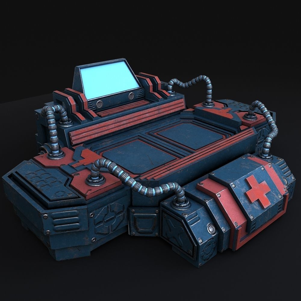 first aid kit 3D model_6