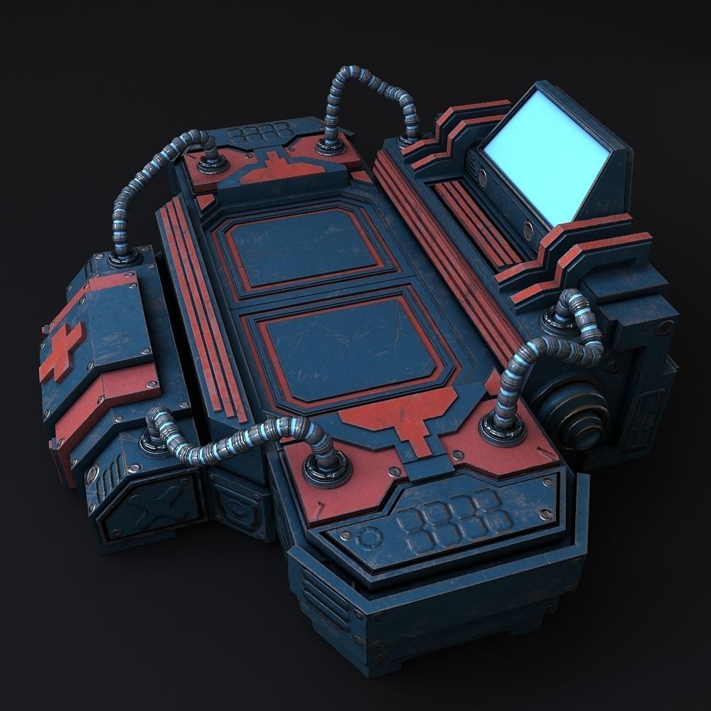 first aid kit 3D model_5