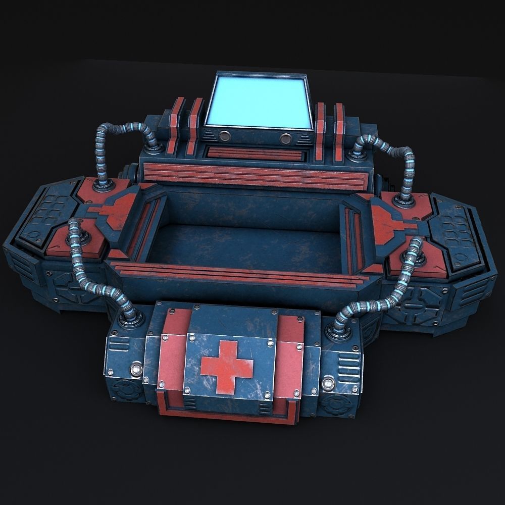 first aid kit 3D model_2