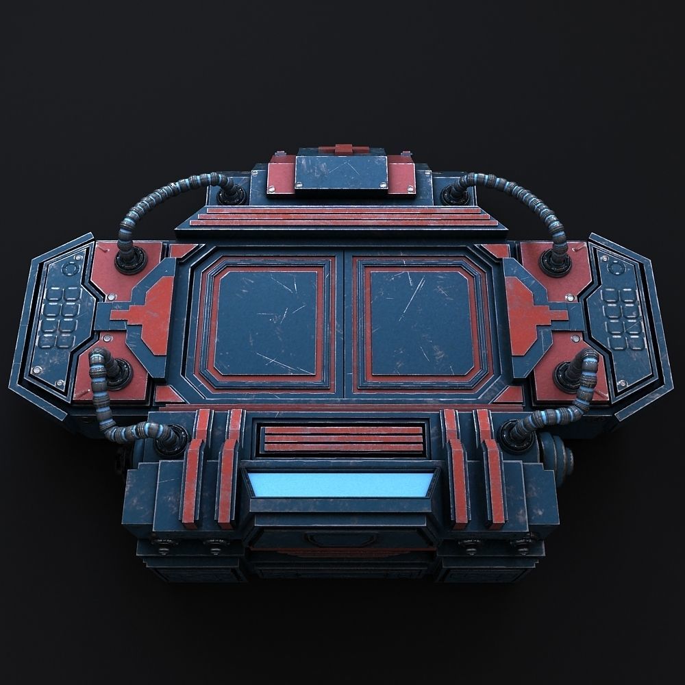 first aid kit 3D model_8