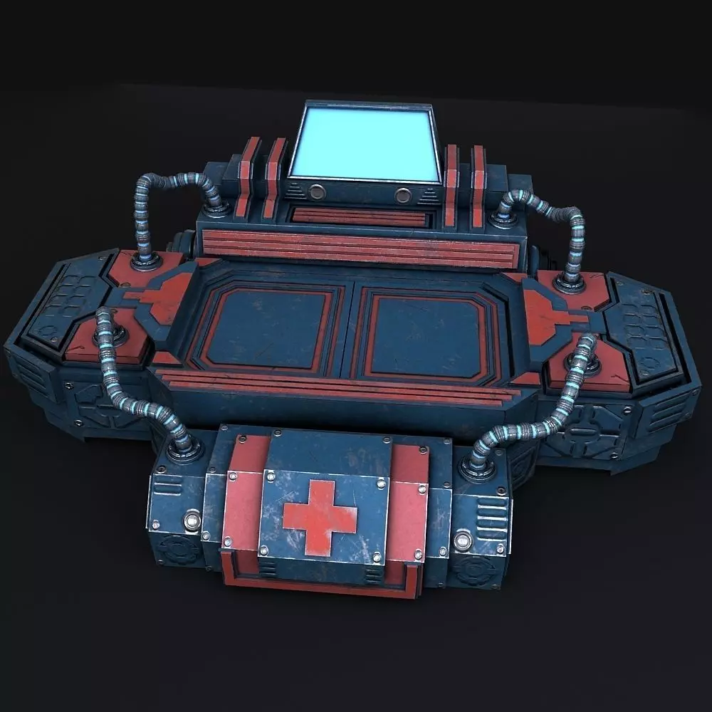 first aid kit 3D model_0