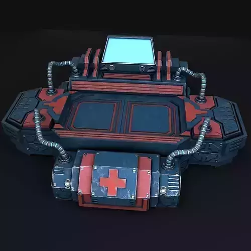 first aid kit 3D model