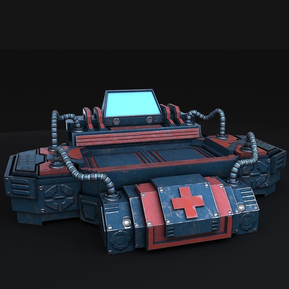 first aid kit 3D model_7