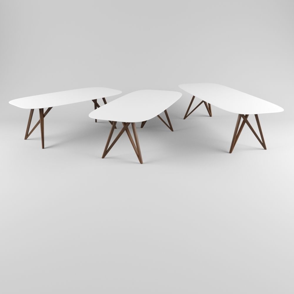 Dining tables 3D model_1