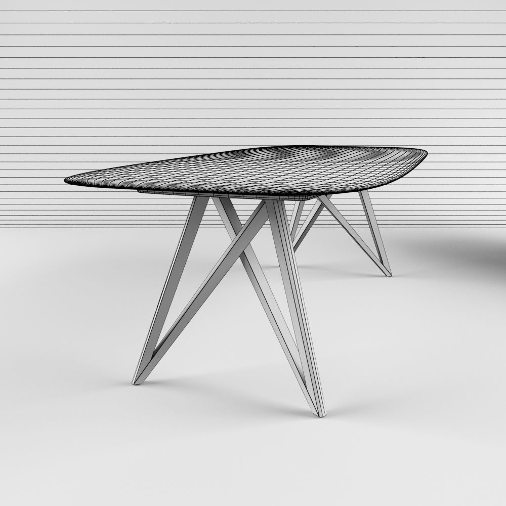 Dining tables 3D model_3