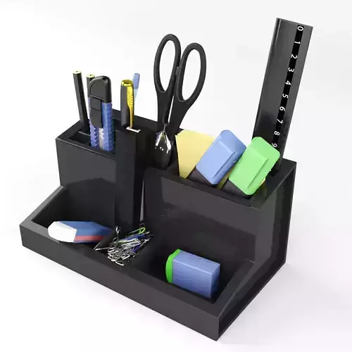 Stationery set on the Desk