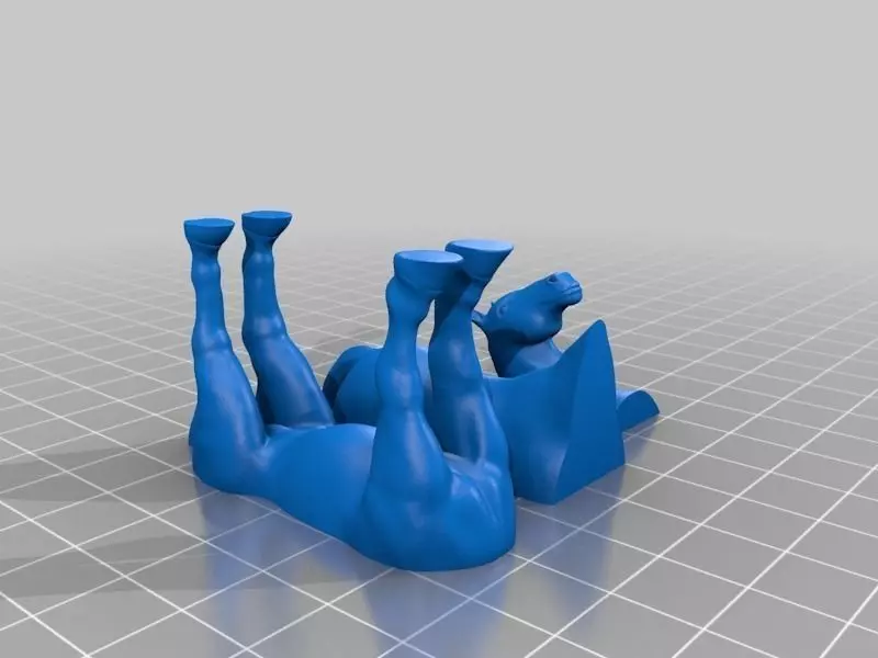 FDM ready Split Horse Free 3D print model_0