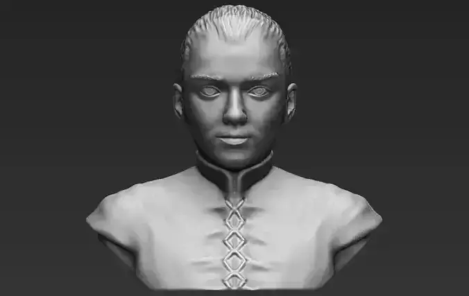 Arya Stark bust 3D printing ready stl obj formats 3D print model