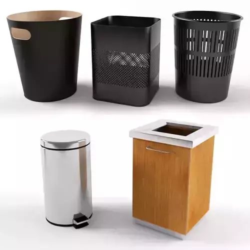 Set trash cans in the office 