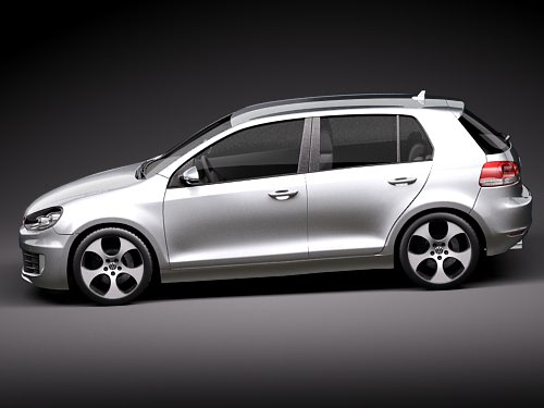 Volkswagen Golf 6 GTI 3D model_6