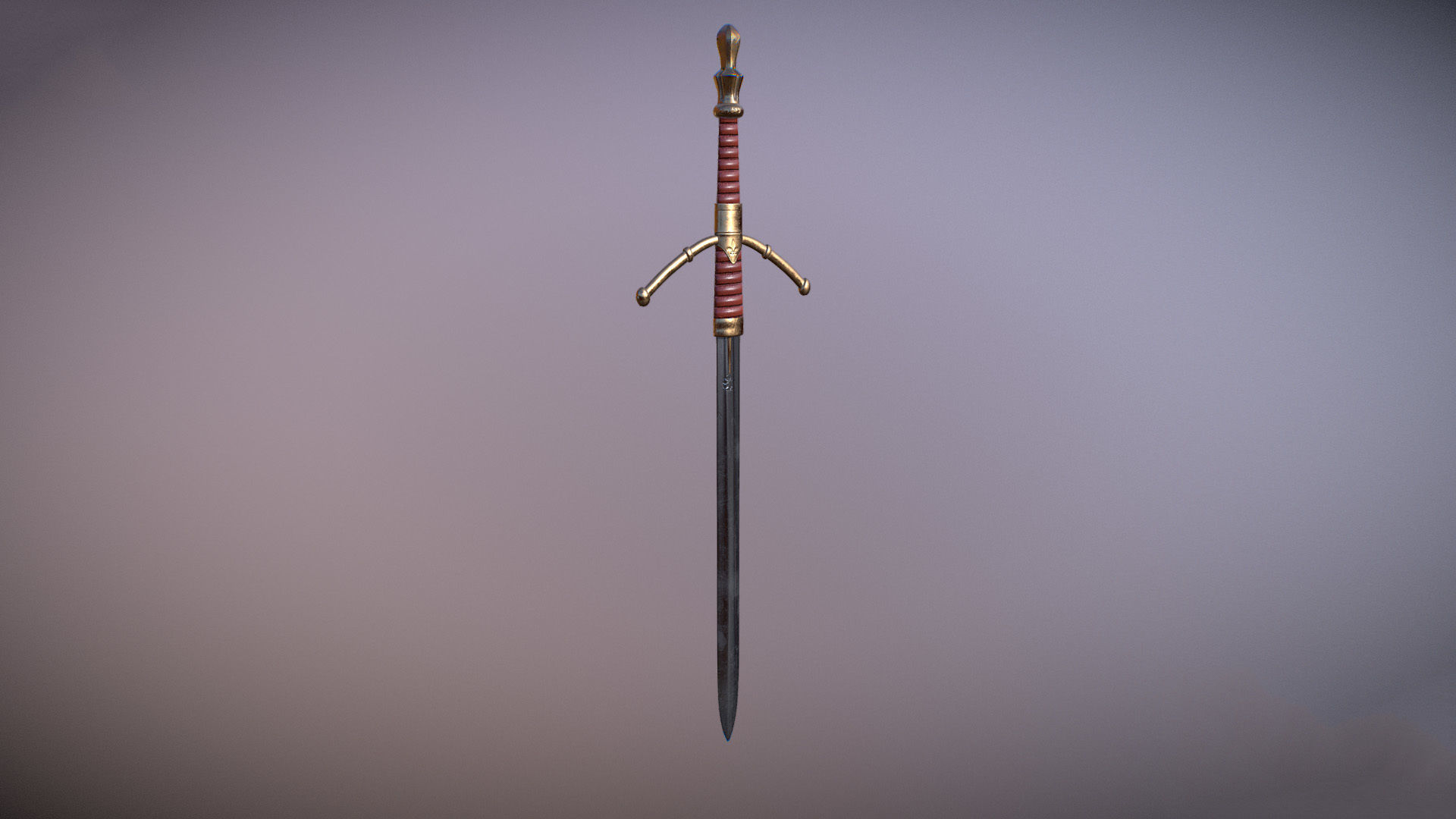 Medieval Weapons Collection Low-poly 3D model_7