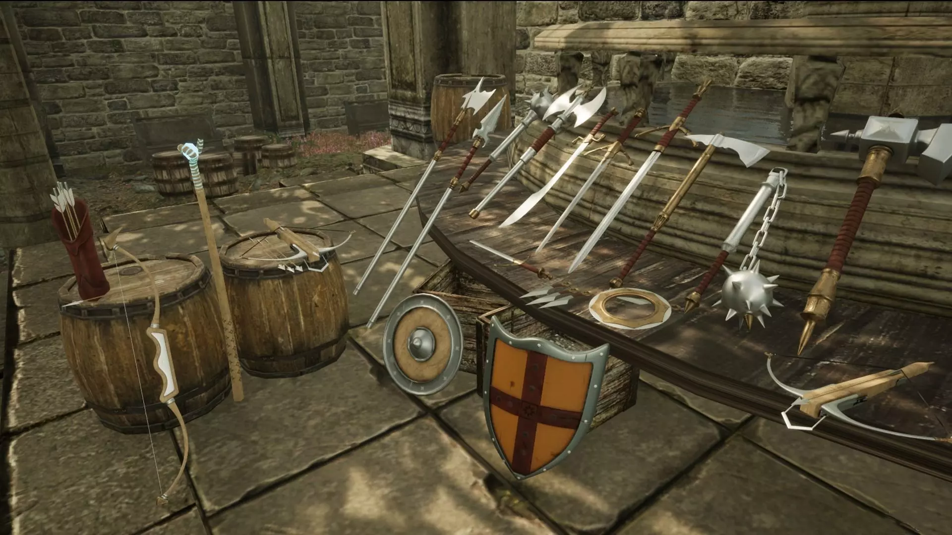 Medieval Weapons Collection Low-poly 3D model_0